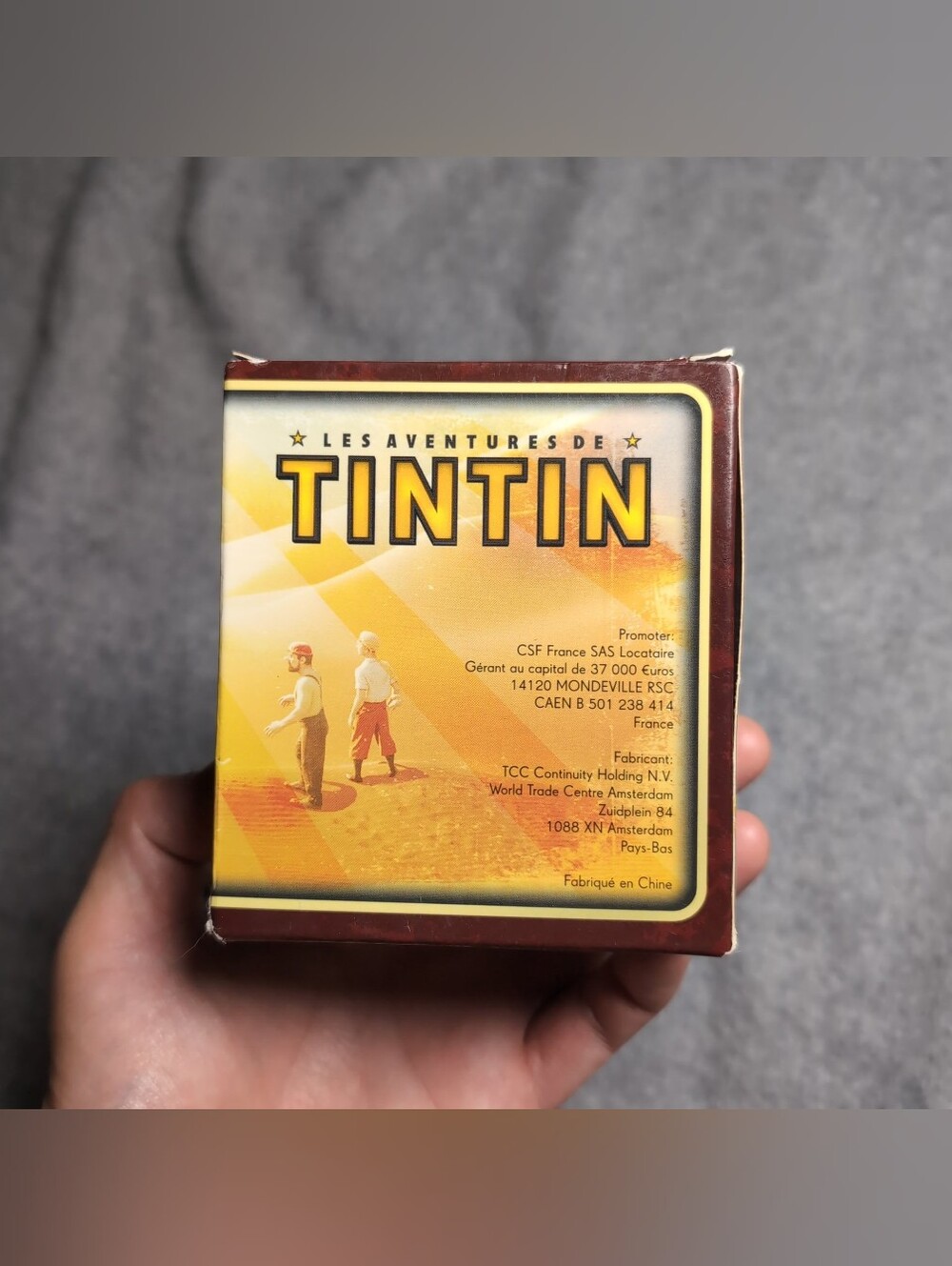 LES AVENTURES DE Tintin Figurines New In Box. Soft Corner And Scratches. Sealed - Picture 4 of 4